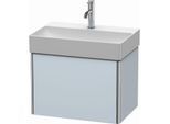 Duravit XSquare Waschtisch-Unterschrank XS406709797 58,4x39,7x39cm, 1 Auszug, Lichtblau seidenmatt