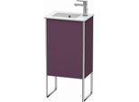Duravit XSquare Waschtisch-Unterschrank XS4440R9494 41x59,2x28,9cm, Tür rechts, Aubergine seidenmatt