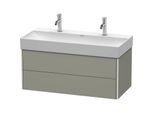 Duravit XSquare Waschtisch-Unterschrank XS416309292 98,4x39,7x46cm, 2 Schubkästen, Steingrau seidenmatt