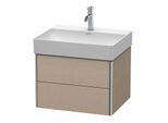 Duravit XSquare Waschtisch-Unterschrank XS416107575 58,4x39,7x46cm, 2 Schubkästen, Leinen