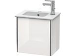 Duravit XSquare Waschtisch-Unterschrank XS4170L8585 58,4x49,1x39cm, Tür links, weiß hochglanz