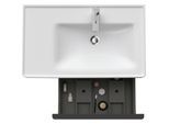 Duravit D-Neo Waschtisch-Unterschrank DE425707575 78,4 x 45,2 cm, Leinen, wandhängend, 1 Auszug, Regalelement seitlich