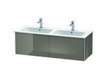 Duravit XSquare Waschtisch-Unterschrank XS407508989 128x40x47,8cm, 2 Auszüge, Flannel Grey hochglanz