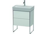 Duravit XSquare Waschtisch-Unterschrank XS445303636 58,4x49,1x39cm, 2 Auszüge, weiß seidenmatt