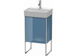 Duravit XSquare Waschtisch-Unterschrank XS4441L4747 43,4x49,9x34cm, Tür links, Stone Blue hochglanz