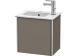 Duravit XSquare Waschtisch-Unterschrank XS4170L9090 58,4x49,1x39cm, Tür links, Flannel Grey seidenmatt