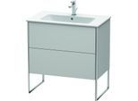 Duravit XSquare Waschtisch-Unterschrank XS444603939 81x59,2x47,8cm, 2 Auszüge, Nordic weiß seidenmatt