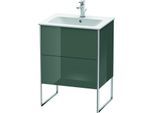 Duravit XSquare Waschtisch-Unterschrank XS444503838 61x59,2x47,8cm, 2 Auszüge, Dolomiti Grey hochglanz