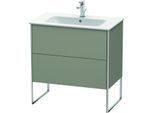 Duravit XSquare Waschtisch-Unterschrank XS444609292 81x59,2x47,8cm, 2 Auszüge, Steingrau seidenmatt