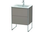 Duravit XSquare Waschtisch-Unterschrank XS444504343 61x59,2x47,8cm, 2 Auszüge, Basalt matt
