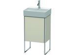 Duravit XSquare Waschtisch-Unterschrank XS4441R9191 43,4x49,9x34cm, Tür rechts, Taupe