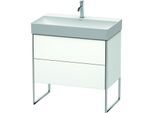 Duravit XSquare Waschtisch-Unterschrank XS444301818 78,4x49,1x46cm, 2 Auszüge, weiß matt