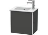 Duravit XSquare Waschtisch-Unterschrank XS4170L4949 58,4x49,1x39cm, Tür links, Graphit matt