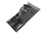 Wolf Cob Universalpfanne 1720205 rotbraun, mit Adapter, für Schrägdach 25 - 45°
