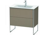 Duravit XSquare Waschtisch-Unterschrank XS444607575 81x59,2x47,8cm, 2 Auszüge, Leinen
