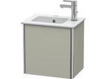 Duravit XSquare Waschtisch-Unterschrank XS4170L6060 58,4x49,1x39cm, Tür links, Taupe seidenmatt