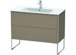 Duravit XSquare Waschtisch-Unterschrank XS444707575 101x59,2x47,8cm, 2 Auszüge, Leinen