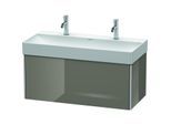 Duravit XSquare Waschtisch-Unterschrank XS406308989 98,4x39,7x46cm, 1 Auszug, Flannel Grey hochglanz