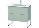 Duravit XSquare Waschtisch-Unterschrank XS444600707 81x59,2x47,8cm, 2 Auszüge, Betongrau matt