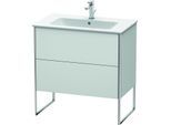 Duravit XSquare Waschtisch-Unterschrank XS444603636 81x59,2x47,8cm, 2 Auszüge, weiß seidenmatt