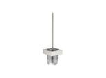 Dornbracht WC-Bürstengarnitur 83900780-06 Wandmodell, Glas aus Kristallglas, matt, platin matt