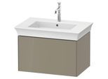 Duravit White Tulip Waschtisch-Unterschrank WT42410H2H2 68,4 x 45,8 cm, Steingrau Hochglanz, wandhängend, 1 Auszug