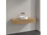 Villeroy und Boch Antao Waschtisch-Unterschrank K10111HN 120x19x50cm, Waschbeckenplattenfarbe honey oak, honey oak
