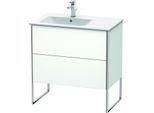 Duravit XSquare Waschtisch-Unterschrank XS445001818 81x59,2x47,8cm, 2 Auszüge, Becken links, weiß matt