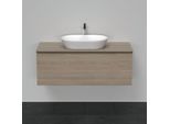Duravit D-Neo Waschtisch-Unterschrank DE494903535 120 x 55 cm, Eiche Terra, wandhängend, 1 Auszug, 1 Konsolenplatte