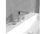 Villeroy und Boch Conum Dreiloch-Waschtischarmatur TVW12700100161 ohne Ablaufgarnitur, chrom