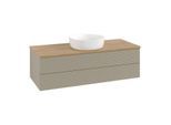 Villeroy & Boch Antao Waschtischunterschrank 1200x360x500mm L21111HK mit Beleuchtung mit Struktur FK/AP: HK/1