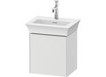 Duravit White Tulip Waschtisch-Unterschrank WT4240R8585 38,4 x 29,8 cm, Weiß Hochglanz, wandhängend, 1 Türe, rechts