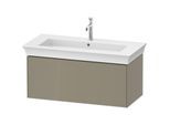 Duravit White Tulip Waschtisch-Unterschrank WT42420H2H2 98,4 x 45,8 cm, Steingrau Hochglanz, wandhängend, 1 Auszug