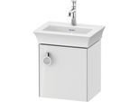 Duravit White Tulip Waschtisch-Unterschrank WT4250R8585 38,4 x 29,8 cm, Weiß Hochglanz, wandhängend, 1 Türe mit Griff, rechts
