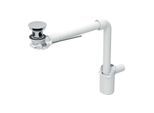 Geberit Waschbeckenablauf 152074211 Ø 40 mm, mit Aussenventilstopfen mit Hebelbetätigung, hochglanz-verchromt