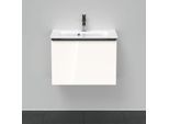 Duravit D-Neo Waschtisch-Unterschrank DE426802222 61 x 37,2, Weiß Hochglanz, wandhängend, 1 Auszug
