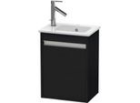 Duravit Ketho Waschtisch-Unterschrank KT6417R1616 40x28,5x55cm, wandhängend, Tür rechts, Eiche schwarz