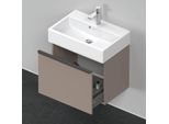 Duravit D-Neo Waschtisch-Unterschrank DE422904343 58,4 x 37,2 cm, Basalt Matt, wandhängend, 1 Auszug