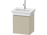 Duravit White Tulip Waschtisch-Unterschrank WT4240RH3H3 38,4 x 29,8 cm, Taupe Hochglanz, wandhängend, 1 Türe, rechts