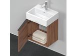 Duravit D-Neo Waschtisch-Unterschrank DE4217L7979 43,4 x 32,2 cm, Nussbaum Natur, wandhängend, 1 Türe, links
