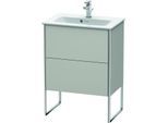 Duravit XSquare Waschtisch-Unterschrank XS445400707 61x59,2x38,8cm, 2 Auszüge, Betongrau matt