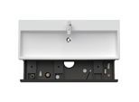 Duravit D-Neo Waschtisch-Unterschrank DE437504343 118,4 x 44,2 cm, Basalt Matt, wandhängend, 1 Schubkasten, 1 Auszug