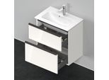Duravit D-Neo Waschtisch-Unterschrank DE436802222 61 x 37,2, Weiß Hochglanz, wandhängend, 1 Schubkasten, 1 Auszug