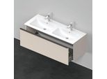 Duravit D-Neo Waschtisch-Unterschrank DE426509191 128 x 46,2 cm, Taupe Matt, wandhängend, 1 Auszug