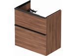 Duravit D-Neo Waschtisch-Unterschrank DE436807979 61 x 37,2, Nussbaum Natur, wandhängend, 1 Schubkasten, 1 Auszug
