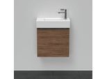 Duravit D-Neo Waschtisch-Unterschrank DE4219L2121 48,4 x 22,2 cm, Nussbaum Dunkel, wandhängend, 1 Türe, links