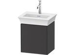 Duravit White Tulip Waschtisch-Unterschrank WT4240L5858 38,4 x 29,8 cm, Graphit Seidenmatt, wandhängend, 1 Türe, links