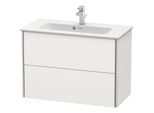 Duravit XSquare Waschtisch-Unterschrank XS416603939 81x56x38,8cm, 2 Schubkästen, Nordic weiß seidenmatt