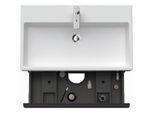 Duravit D-Neo Waschtisch-Unterschrank DE437303535 78,4 x 44,2 cm, Eiche Terra, wandhängend, 1 Schubkasten, 1 Auszug