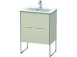 Duravit XSquare Waschtisch-Unterschrank XS445409191 61x59,2x38,8cm, 2 Auszüge, Taupe